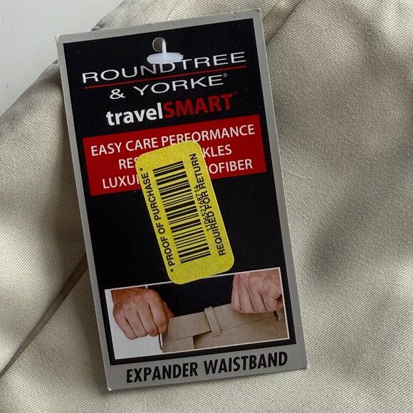 Rounndtree & York Beige Shorts With Expandable Waistband Size 30 - Picture 4 of 5